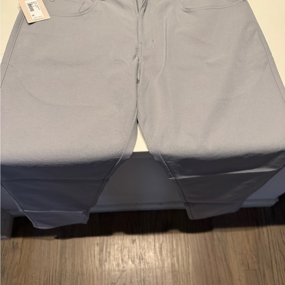 Peter Millar eb 66 5 pocket pants in Gale Grey. - Picture 2 of 5